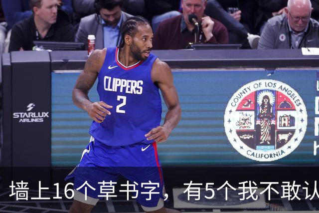 墙上16个草书字，有5个我不敢认！全认出的堪称本科水平——为什么书法家偏爱小笔写大字？